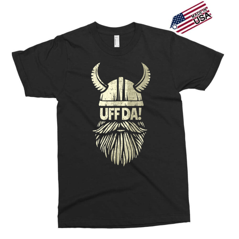 Uff Da Norwegian Quote Scandinavian Viking Helmet Beard Man T Shirt Exclusive T-shirt | Artistshot