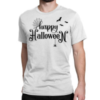 Spider & Bats Spooky Halloween Novelty Fall Holiday Item T Shirt Classic T-shirt | Artistshot