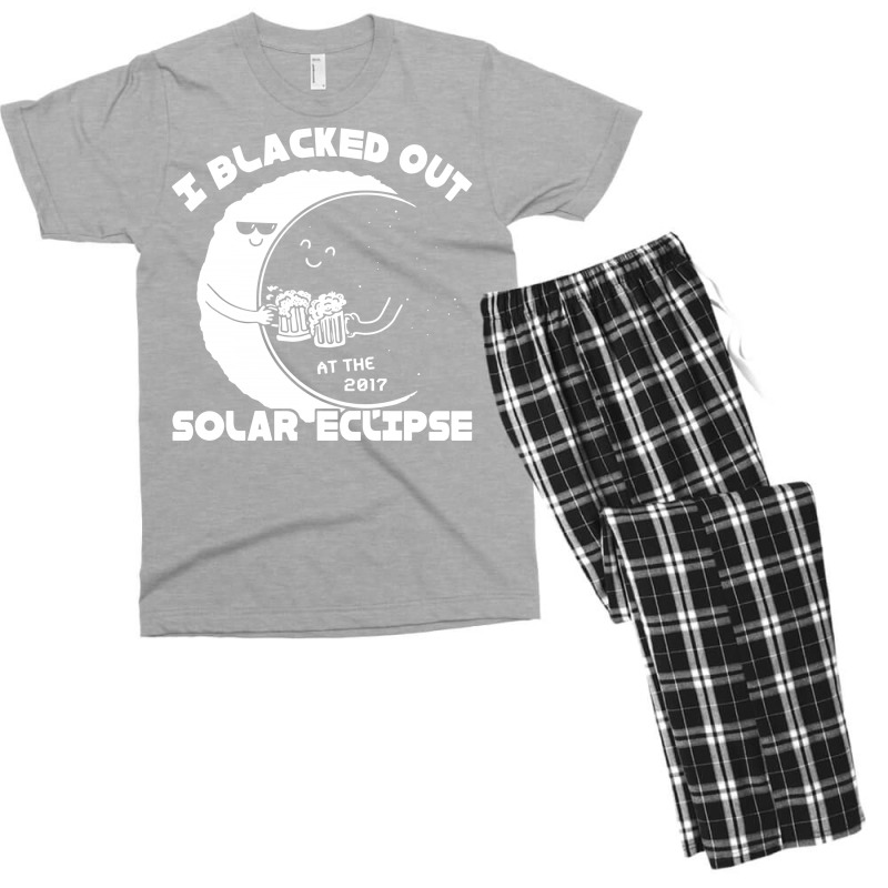 I Black Out Solar Eclipse Men's T-shirt Pajama Set | Artistshot