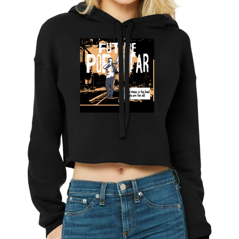 Fuure Pop Sar Of Usa Cropped Hoodie by cm-arts | Artistshot