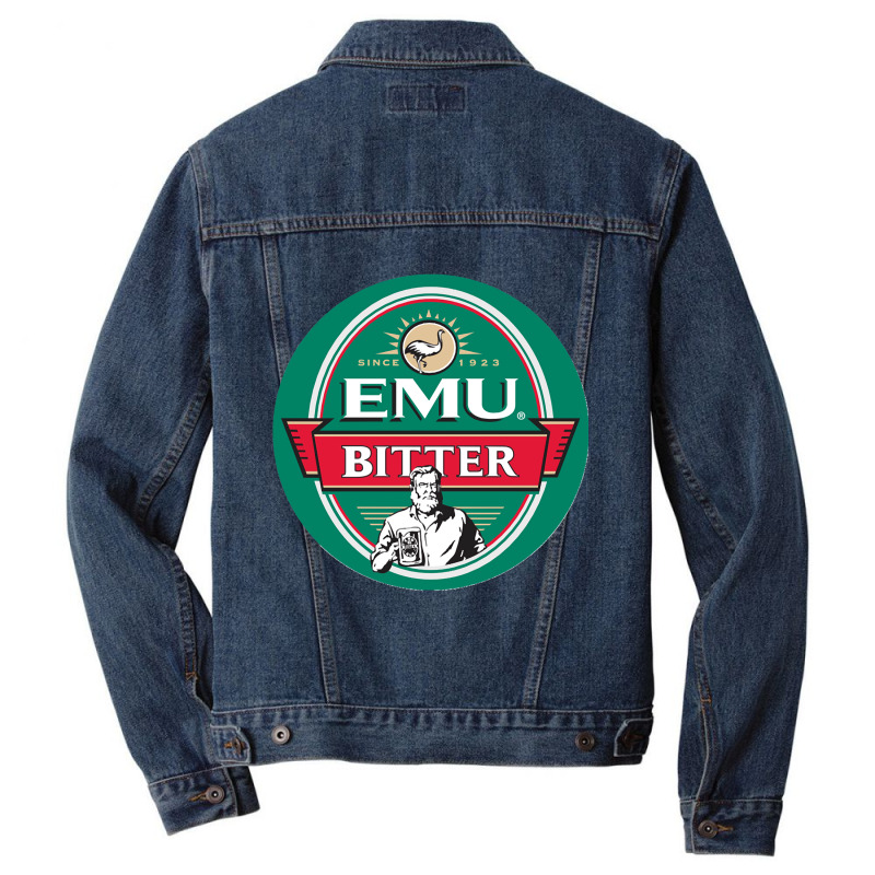 Emu Bitter Beer Local Beer Brewey Men Denim Jacket by cm-arts | Artistshot