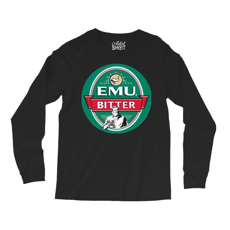 Emu Bitter Beer Local Beer Brewey Long Sleeve Shirts by cm-arts | Artistshot