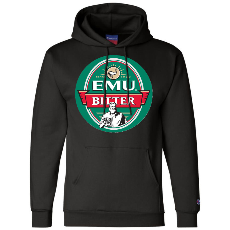 Emu Bitter Beer Local Beer Brewey Champion Hoodie by cm-arts | Artistshot