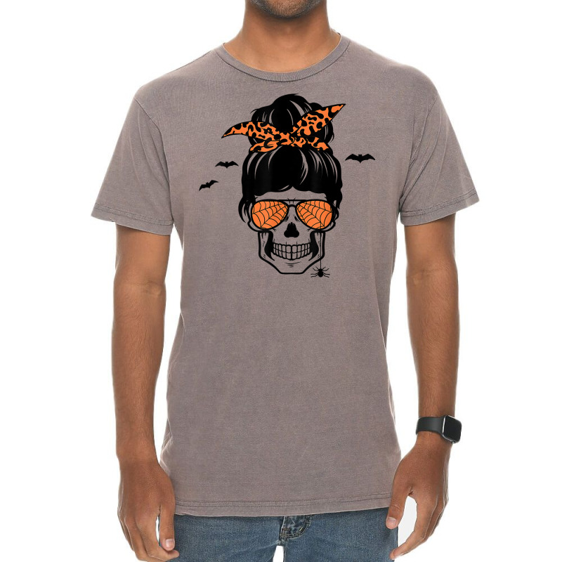 Spooky Halloween Momster Novelty Scary Fall Holiday Item T Shirt Vintage T-Shirt by cm-arts | Artistshot