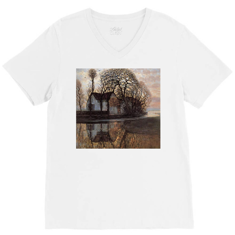 Piet Farm Near Duivendrecht V-neck Tee | Artistshot