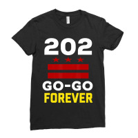 Stylish Washington Dc, 202 Go-go Music Forever Ladies Fitted T-shirt | Artistshot