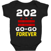 Stylish Washington Dc, 202 Go-go Music Forever Baby Bodysuit | Artistshot