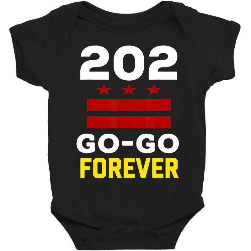 Stylish Washington Dc, 202 Go-go Music Forever Baby Bodysuit | Artistshot