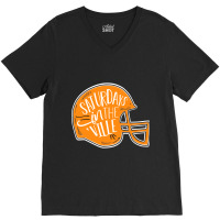 Football Saturdays In Knoxville Tennessee V-neck Tee | Artistshot