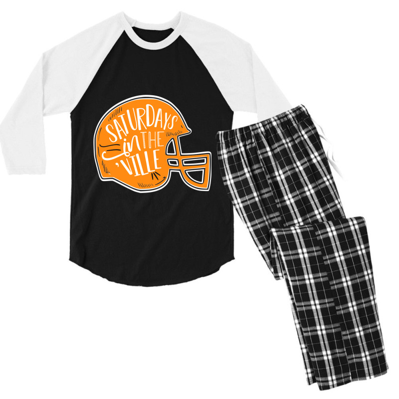 Football Saturdays In Knoxville Tennessee Men's 3/4 Sleeve Pajama Set by KIMARMSTEAD | Artistshot