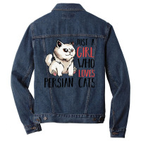 Cat T  Shirt Persian Cat T  Shirt (4) Men Denim Jacket | Artistshot