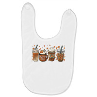 Halloween Coffee Pumpkin Latte Spice Coffee Love Fall Season T Shirt Baby Bibs | Artistshot