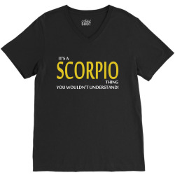 It's A Scorpio Thing V-Neck Tee | Artistshot