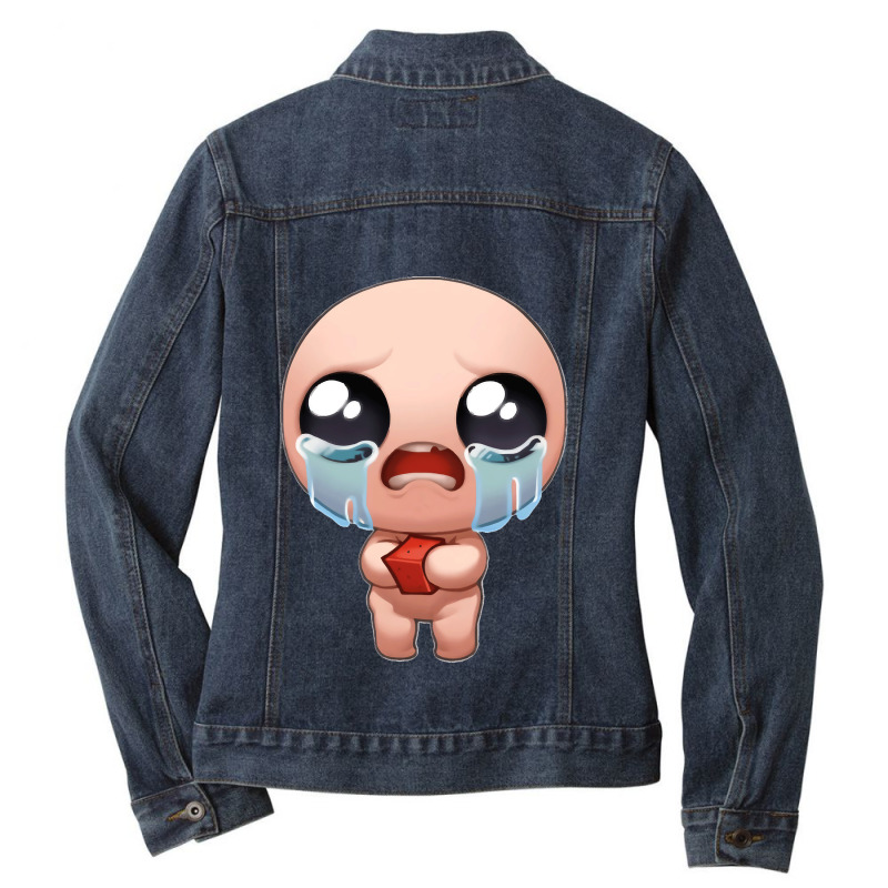 The Binding Of Isaac Ladies Denim Jacket by cm-arts | Artistshot