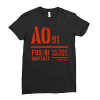 Ao91 Amateur Radio Satellite Premium T Shirt Ladies Fitted T-shirt | Artistshot