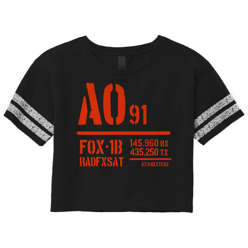 Ao91 Amateur Radio Satellite Premium T Shirt Scorecard Crop Tee by cm-arts | Artistshot