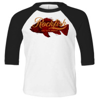 Rock Fish California West Coast Rockfish Tug Taco Repeat Premium T Shi Toddler 3/4 Sleeve Tee | Artistshot