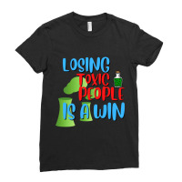 Losing Toxic People Is A Win  (6) Ladies Fitted T-shirt | Artistshot