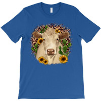 Charolais Leopard Cactus Sunflower T-shirt | Artistshot