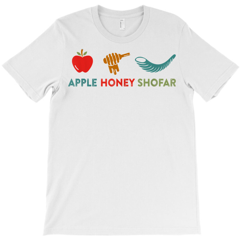 Apple Honey Shofar Rosh Hashanah Sweet Jewish New Year T Shirt T-shirt | Artistshot