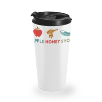 Apple Honey Shofar Rosh Hashanah Sweet Jewish New Year T Shirt Travel Mug | Artistshot