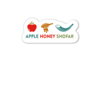 Apple Honey Shofar Rosh Hashanah Sweet Jewish New Year T Shirt Sticker | Artistshot