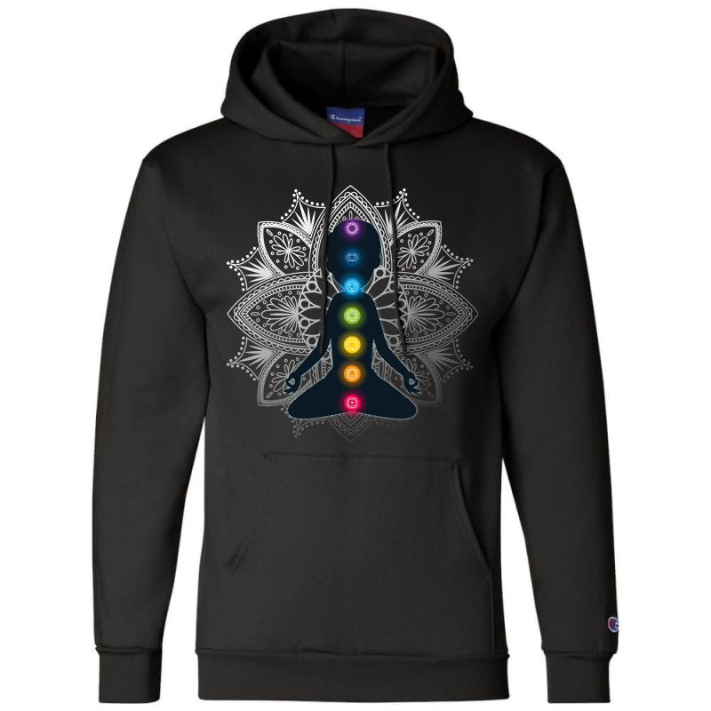 Chakra Meditation Yoga, Chakra Meditation Yoga Art,chakra Meditation Y Champion Hoodie by SHOPYUDDS | Artistshot