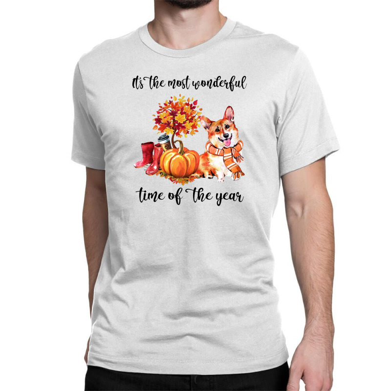 Dogs Pumpkin Halloween  It's The Most Wonderful Time Or The Year Classic T-shirt by hoainv | Artistshot