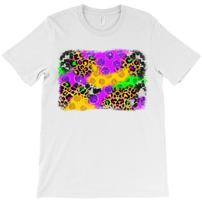 Mardi Gras Background T-shirt Designed By Angel Clark