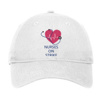 Nurses On Strike  (8) Adjustable Cap | Artistshot