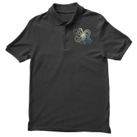 Octopus Cool Vintage Marine Biologist Ocean Sea Life 3 Men's Polo Shirt | Artistshot