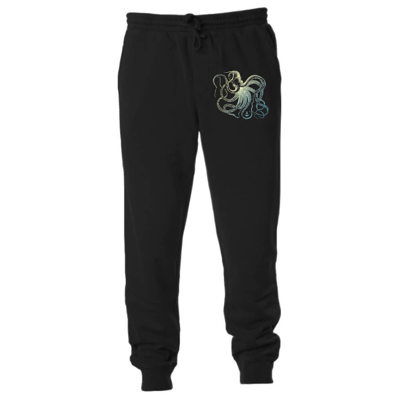 Octopus Cool Vintage Marine Biologist Ocean Sea Life 3 Unisex Jogger | Artistshot