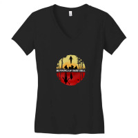 Parallel Running Up That Hill Scene Women's V-neck T-shirt | Artistshot