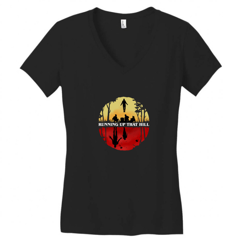 Parallel Running Up That Hill Scene Women's V-Neck T-Shirt by CindyBriner | Artistshot