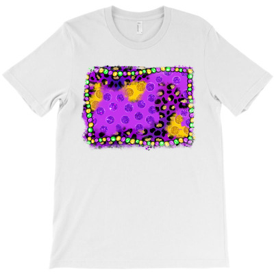 Mardi Gras Background T-shirt Designed By Angel Clark