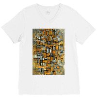 Piet Mondrian Tableau No 1 V-neck Tee | Artistshot