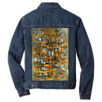 Piet Mondrian Tableau No 1 Men Denim Jacket | Artistshot