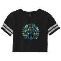 Peacock Time Scorecard Crop Tee | Artistshot