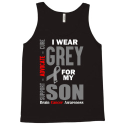 I Wear Grey For My Son (Brain Cancer Awareness) Tank Top | Artistshot