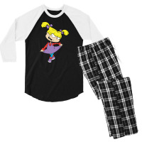 Angelica Pickles Rugrats Men's 3/4 Sleeve Pajama Set | Artistshot