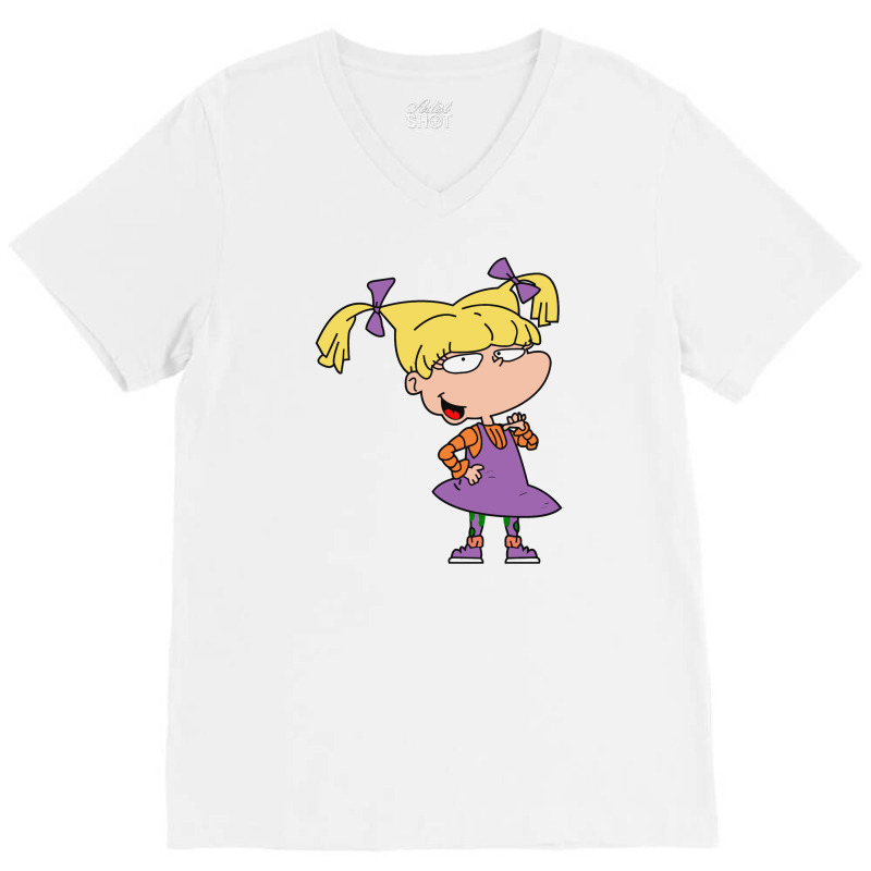 Angelica Pickles Rugrats V-Neck Tee by Yeni | Artistshot