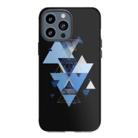 Geometric Triangle Compilation In Blue Iphone 13 Pro Max Case | Artistshot