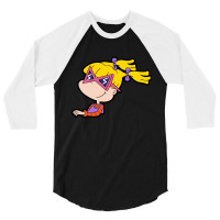 Angelica Pickles Rugrats 3/4 Sleeve Shirt | Artistshot