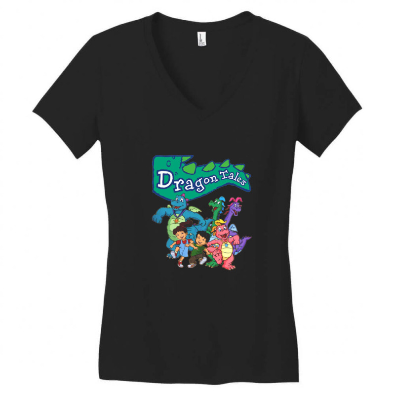 Dragon Tales Graphic 1 Women's V-neck T-shirt | Artistshot