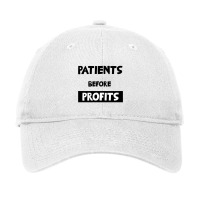 Nurses On Strike Patients Before Profits Adjustable Cap | Artistshot