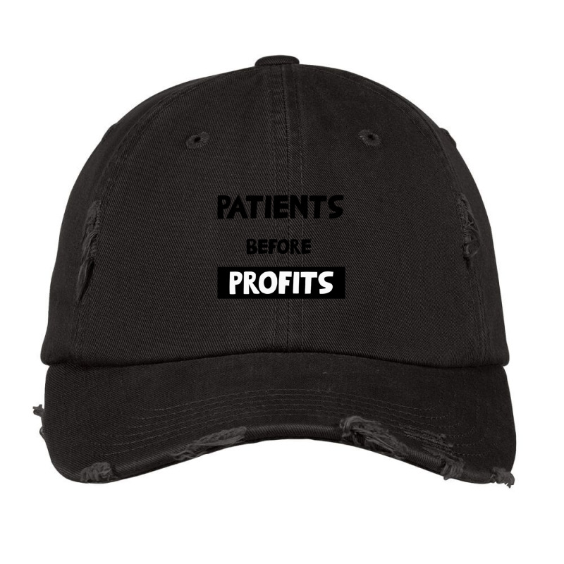 Nurses On Strike Patients Before Profits Vintage Cap by cm-arts | Artistshot