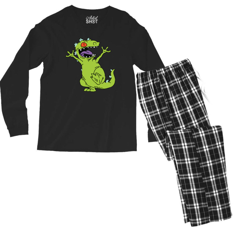 Reptar Rugrats Men's Long Sleeve Pajama Set by Yeni | Artistshot