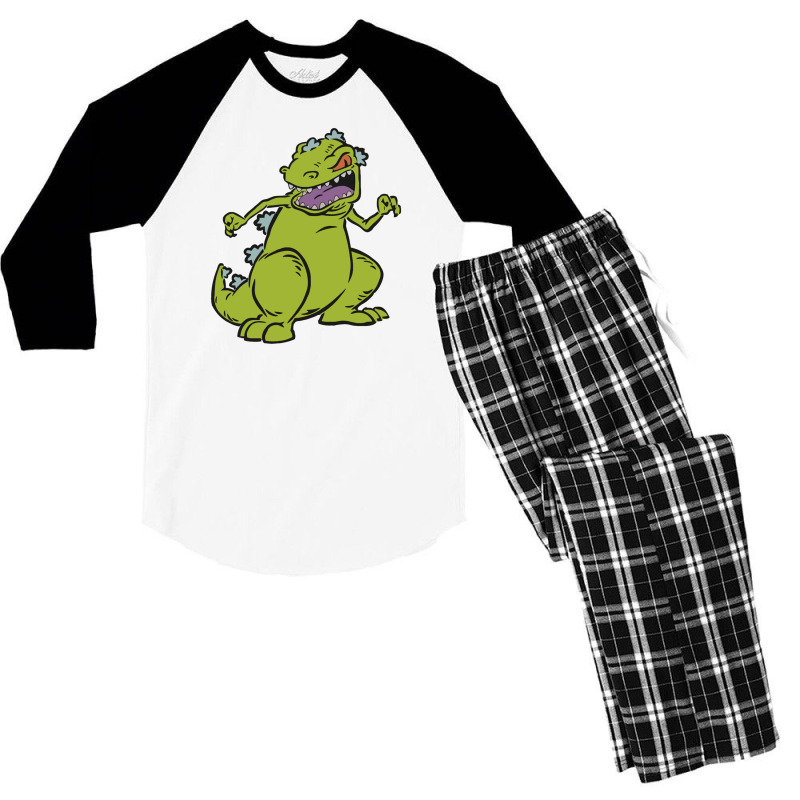 Reptar Rugrats Men's 3/4 Sleeve Pajama Set by Yeni | Artistshot