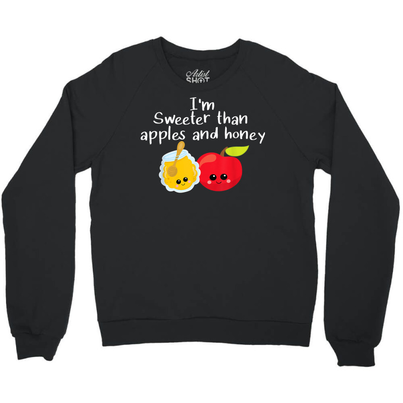 Rosh Hashanah Apples And Honey Shana Tova Jewish New Year T Shirt Crewneck Sweatshirt | Artistshot