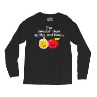 Rosh Hashanah Apples And Honey Shana Tova Jewish New Year T Shirt Long Sleeve Shirts | Artistshot